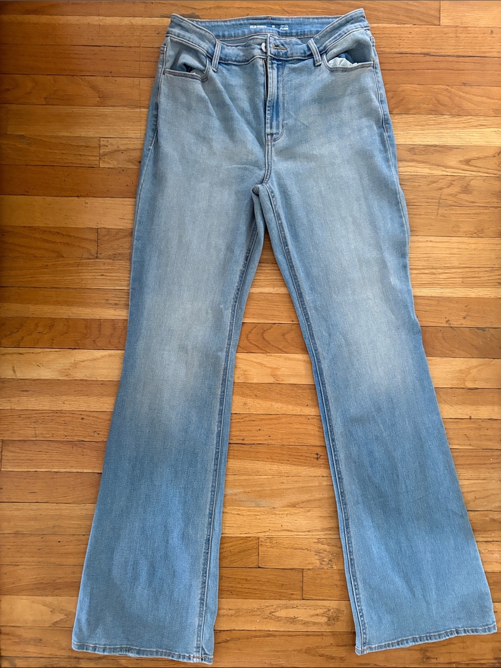 Old Navy Light Blue Wide-Leg Jeans